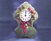 Red Grapes Clock